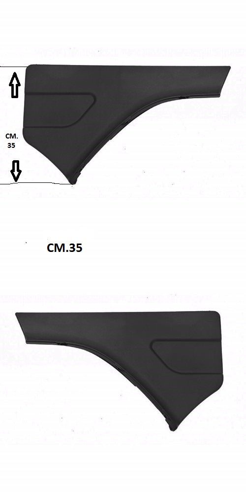 ELEMENTI ARCO GIRORUOTA SUPERIORE PARTE POSTERIORE PARAFANGO ANTERIORE DESTRO+SINISTRO SCANIA SERIE 4 CP 94 CR 144 CM.35 (PREZZO COPPIA)