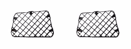 GRILLE DE MARCHEPIED INFÉRIEURE GAUCHE = DROITE IVECO EUROCARGO TECTOR À PARTIR DE 2003