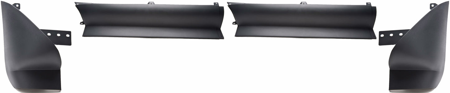 KIT 4 PIÈCES POUR SPOILER SOUS PARE-CHOCS AVANT POUR IVECO STRALIS À PARTIR DE 2001