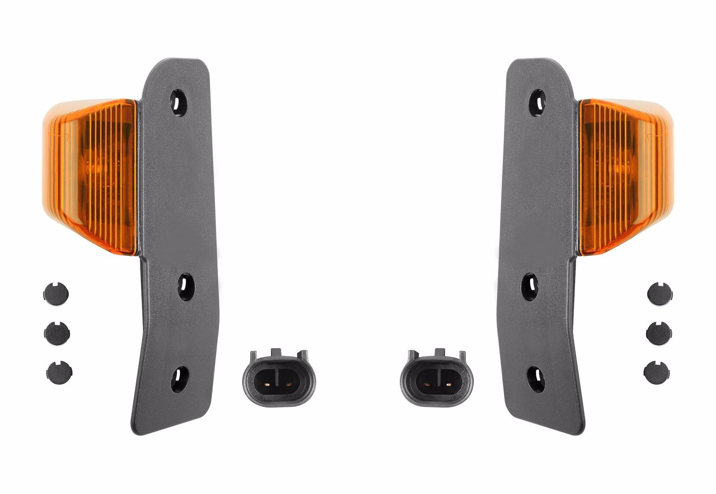 FEUX LATÉRAUX IVECO STRALIS DE 2007 TOUS TYPES ORANGE AVEC 3 TROUS + PORTE-AMPOULES