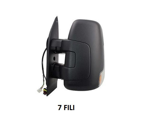 SPECCHIO SINISTRO IVECO DAILY DAL 06/2014 ELETTRICO-TERMICO CON FANALINO BRACCIO CORTO