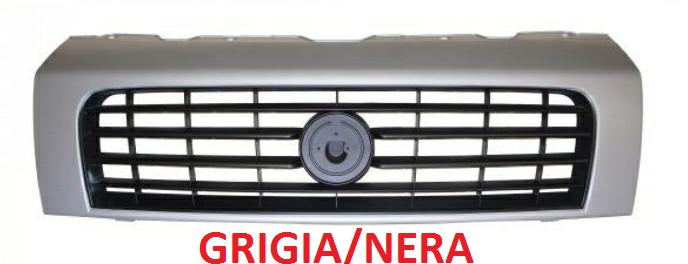 GRILLE CENTRALE AVANT FIAT DUCATO DE 09/2006 À 01/2014 GRISE/NOIRE