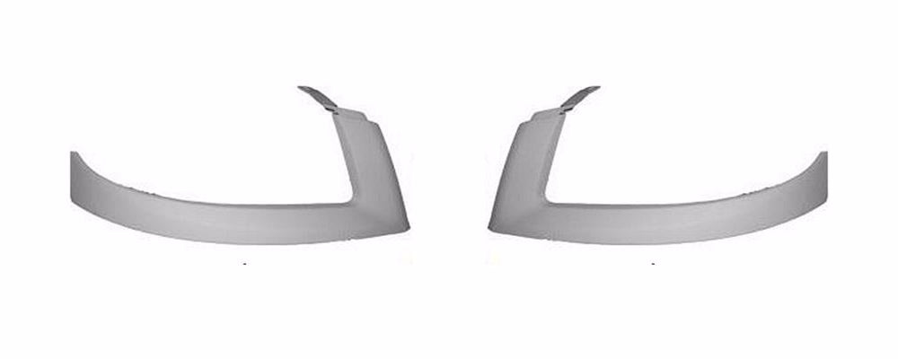 MOULURE DE PHARE GAUCHE + DROIT FIAT DOBLO DE 11/2005 À 09/2009 AVEC APPRÊT