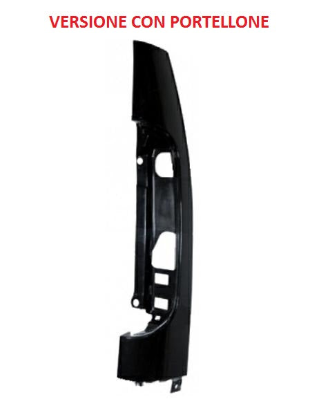 CADRE DE FEU ARRIÈRE DROIT FIAT DOBLO DE 11/2005 À 09/2009 VERSION AVEC HAYON