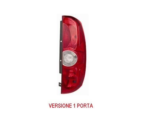 GROUPE DE FEUX ARRIÈRE DROIT FIAT DOBLO DE 12/2009 À 12/2014 SANS PORTE-AMPOULES