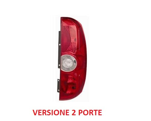 GROUPE DE FEUX ARRIÈRE DROIT FIAT DOBLO DE 12/2009 À 12/2014 SANS PORTE-AMPOULES