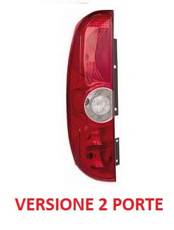 FEU ARRIÈRE GAUCHE FIAT DOBLO DE 12/2009 À 12/2014 SANS PORTE-AMPOULES