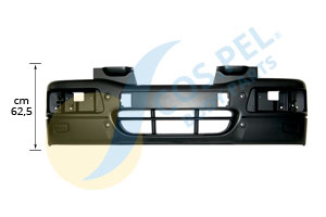 FRONTSTOßSTANGE IVECO EUROCARGO TECTOR 125-155-185 AB 2003 OHNE NEBELSCHEINWERFERLÖCHER HÖHE CM.62.50