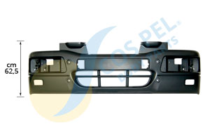 PARE-CHOCS AVANT IVECO EUROCARGO TECTOR DE 2003 AVEC TROUS POUR FEUX ANTIBROUILLARD