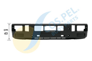 PARE-CHOCS AVANT IVECO EUROCARGO 60/100 DE 1991 À 2002 HAUTEUR 43 CM