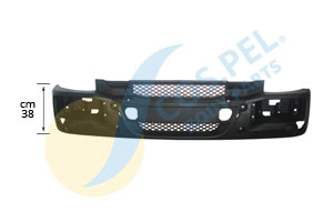 PARE-CHOCS AVANT IVECO EUROCARGO 75-120 DE 2008 SANS FEUX ANTIBROUILLARD HAUTEUR 38 CM
