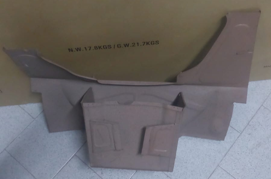 RIVESTIMENTO INTERNO CON CASSETTA PORTA BATTERIA FIAT 850