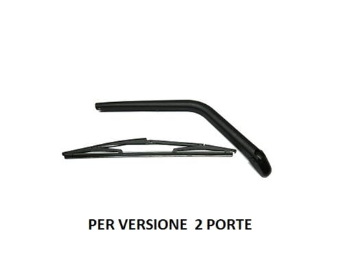 BRAS + BALAI D'ESSUIE-GLACE ARRIÈRE FIAT DOBLO DE 01/2001 À 11/2009 VERSION AVEC 2 PORTES ARRIÈRE
