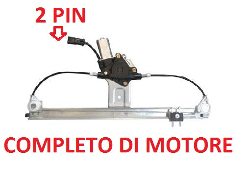 LÈVE-VITRE ÉLECTRIQUE AVANT GAUCHE FIAT DOBLO DE 01/2001 À 09/2009 COMPLET AVEC MOTEUR