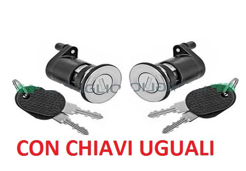 Paire de serrures de porte avant gauche et droite pour Fiat Ducato de 05/2002 à 08/2006 avec clés identiques