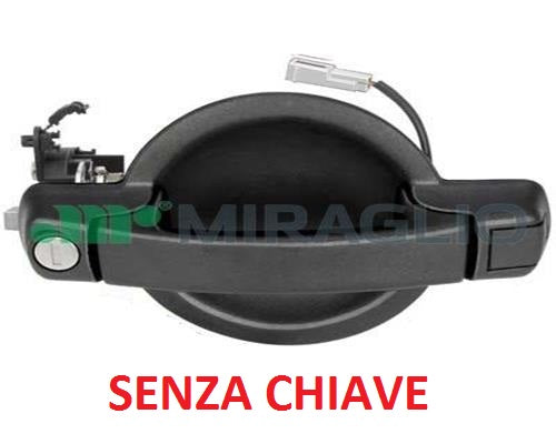MANIGLIA PORTA POSTERIORE FIAT DOBLO DAL 01/2001 AL 11/2009 SENZA CHIAVE + CENTRALINA