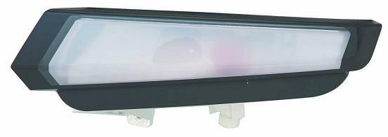 Phare avant droit IVECO Daily de 06-2014 à 01-2019 dans le pare-chocs avec bordure noire