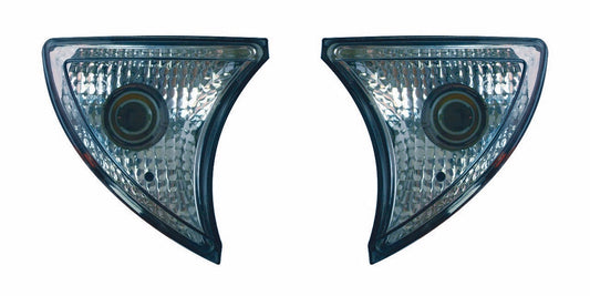 FANALI INDICATORI DI DIREZIONE ANTERIORI IVECO STRALIS DAL 2013 HI-ROAD HI-STREET HI-WAY BIANCHI (COPPIA)