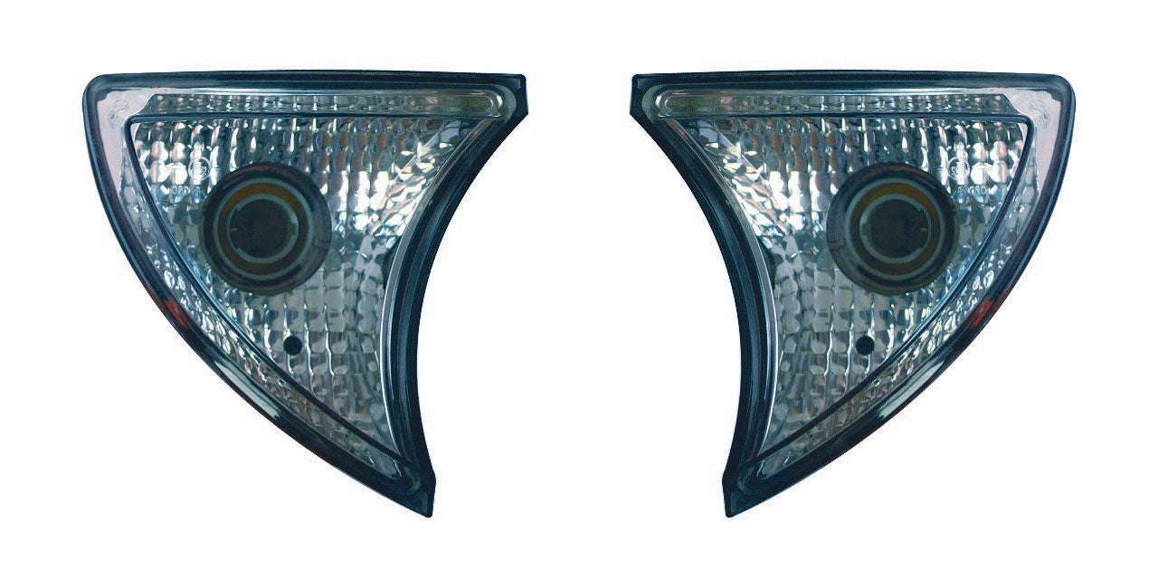 FEUX DE DIRECTION AVANT IVECO STRALIS DE 2013 HI-ROAD HI-STREET HI-WAY BLANC (PAIRE)