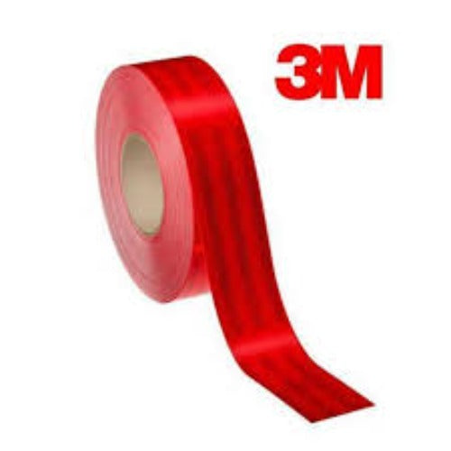NASTRO ADESIVO RIFRANGENTE RIFLETTENTE CATARIFRANGENTE OMOLOGATO MARCA 3M METRI 50