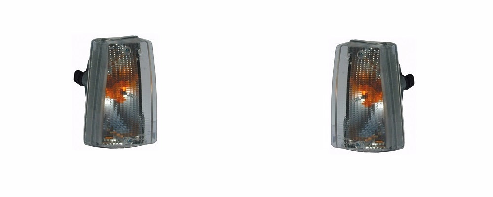 PAIRE DE PHARES AVANT GAUCHE + DROIT IVECO DAILY DE 01-1990 À 03-2000 BLANC
