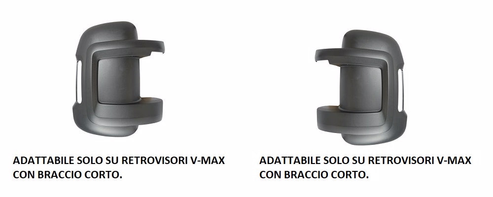 RÜCKSPIEGELABDECKUNG RECHTS + LINKS FIAT DUCATO AB 09/2006 + 01/2014 KURZER ARM