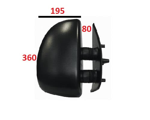 SPECCHIO DESTRO FIAT DUCATO DAL 05/2002 AL 08/2006 MANUALE BRACCIO CORTO