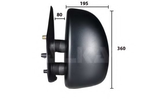 SPECCHIO SINISTRO FIAT DUCATO DAL 01/1999 AL 08/2006 MANUALE BRACCIO CORTO
