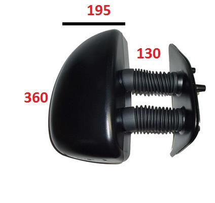 SPECCHIO DESTRO FIAT DUCATO DAL 01/1999 AL 08/2006 MANUALE BRACCIO LUNGO