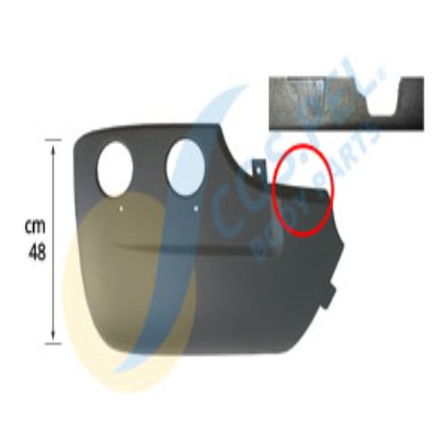 CANTONALE PARAURTI ANTERIORE DESTRO SCANIA SERIE R 2010 CG-CR CABINA BASSA CM.48