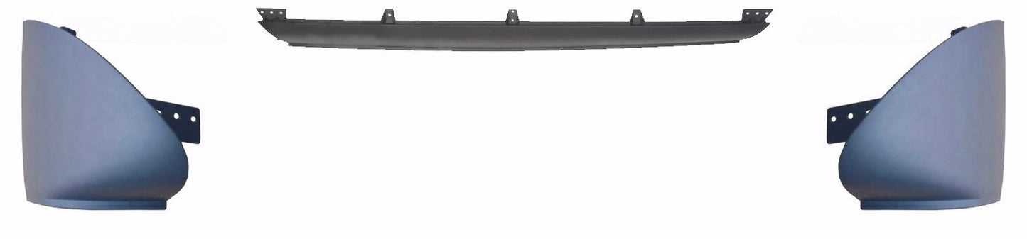 KIT 3 PEZZI SPOILER SOTTO PARAURTI ANTERIORE IVECO STRALIS DAL 2001