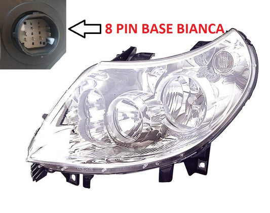 FARO PROIETTORE SINISTRO FIAT DUCATO DAL 09/2006 AL 06/2011 8 PIN