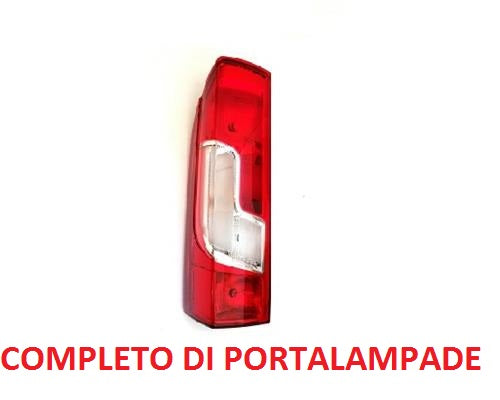 FANALE POSTERIORE SINISTRO FIAT DUCATO DAL 01/2014 COMPLETO DI PORTALAMPADE