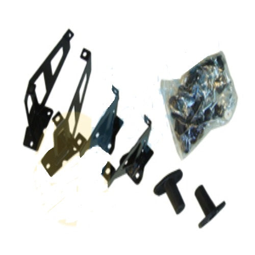 KIT STAFFE PER VISIERA PARASOLE MERCEDES ACTROS / MP4 CABINA 2300 CON TAGLIO SPECCHIO FRONTALE CON FORI LUCI