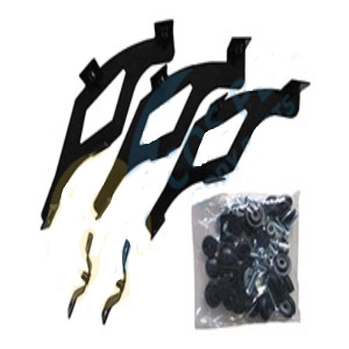KIT STAFFE PER VISIERA PARASOLE MERCEDES ATEGO - AXOR SENZA TAGLIO SPECCHIO FRONTALE