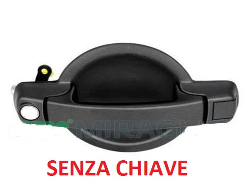 MANIGLIA PORTA LATERALE SCORREVOLE DESTRA FIAT DOBLO DAL 01/2001 AL 11/2009 SENZA CHIAVE