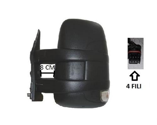 SPECCHIO SINISTRO IVECO DAILY DAL 01/2011 AL 06/2014 MANUALE BRACCIO CORTO CON FANALINO